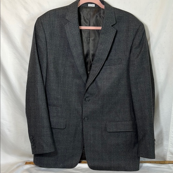 Calvin Klein Gray Sport Coat with Notch Lapels - Picture 1 of 7